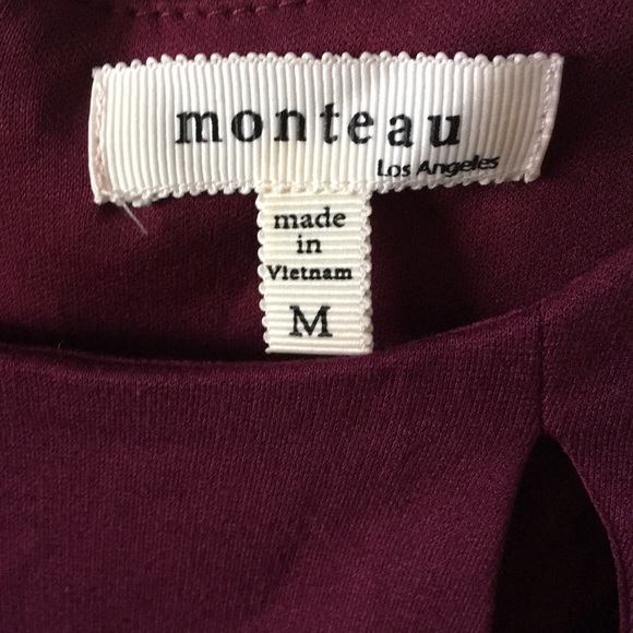 Monteau Los Angeles Dress w/ Cut Out Detail Sz M - Picture 3 of 4